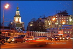 114- L'église St Jean le Guerrier vue de l'ambassade de France à Moscou.