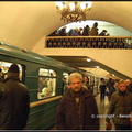 138- Un quai de gare du métro moscovite.