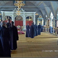 156- Un office religieux au monastère Novodevitchi de Moscou.
