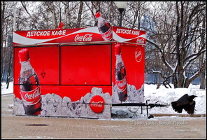 162- Barraque coca-cola près du monastère de Novodevitchi.