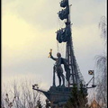 164- Le monument de Pierre le Grand, sur la Moskova.